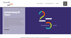 Desktop Screenshot of partnerre.com